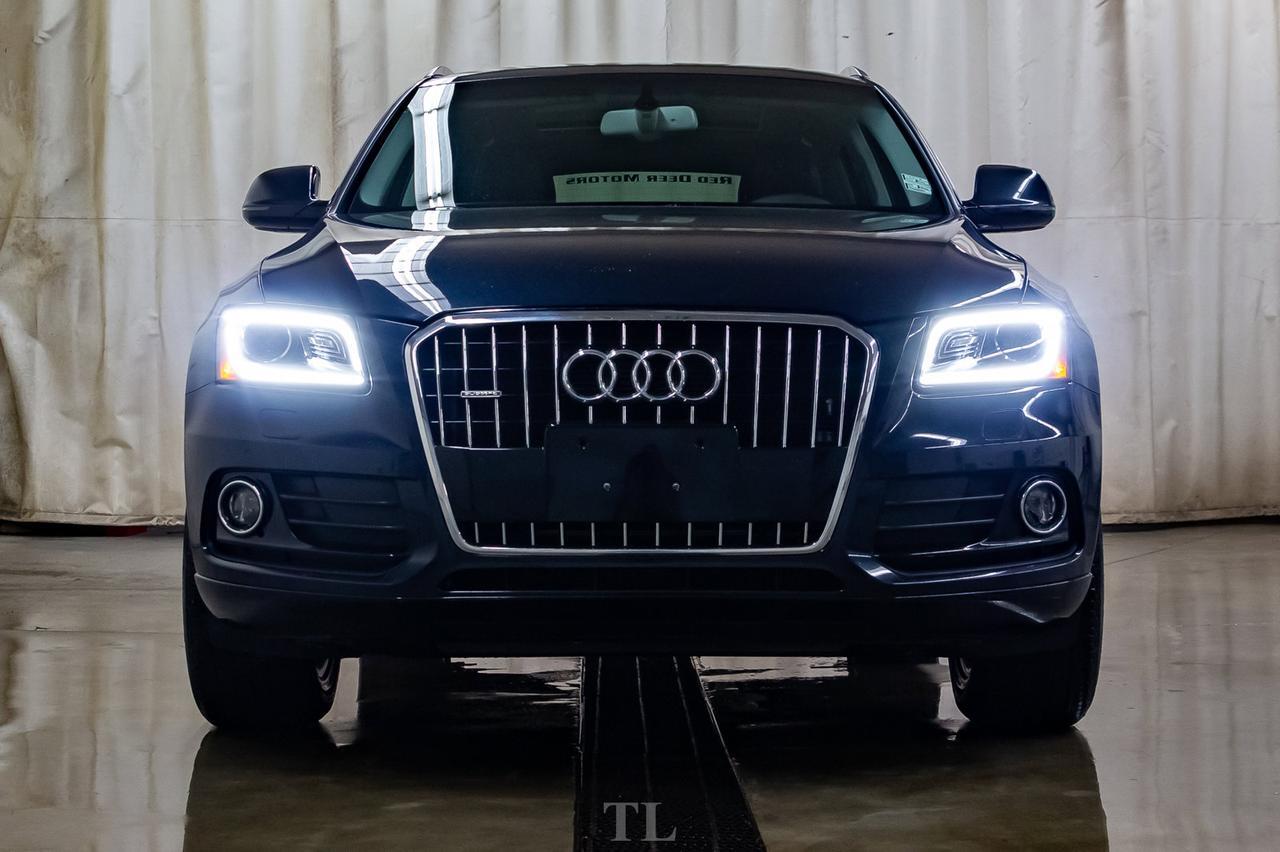 2017 Audi Q5 Quattro Progressiv 3.0T Leather Roof Nav BCam Red Deer AB