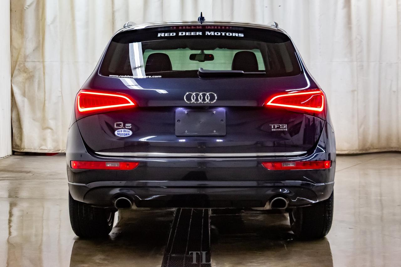 2017 Audi Q5 Quattro Progressiv 3.0T Leather Roof Nav BCam Red Deer AB