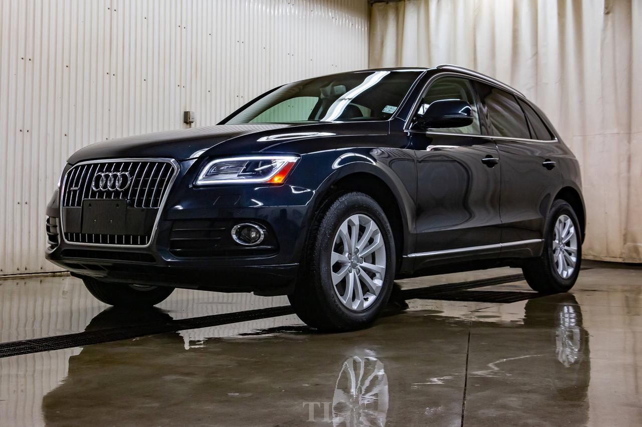 2017 Audi Q5 Quattro Progressiv 3.0T Leather Roof Nav BCam Red Deer AB