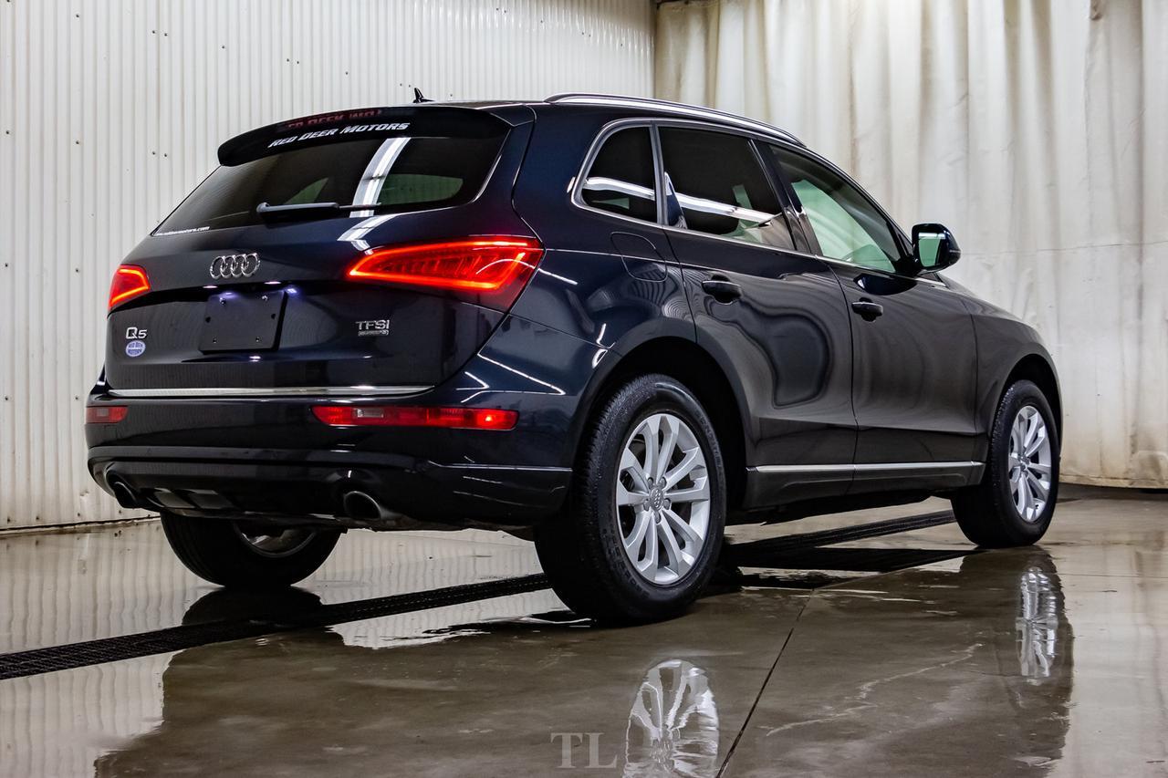 2017 Audi Q5 Quattro Progressiv 3.0T Leather Roof Nav BCam Red Deer AB