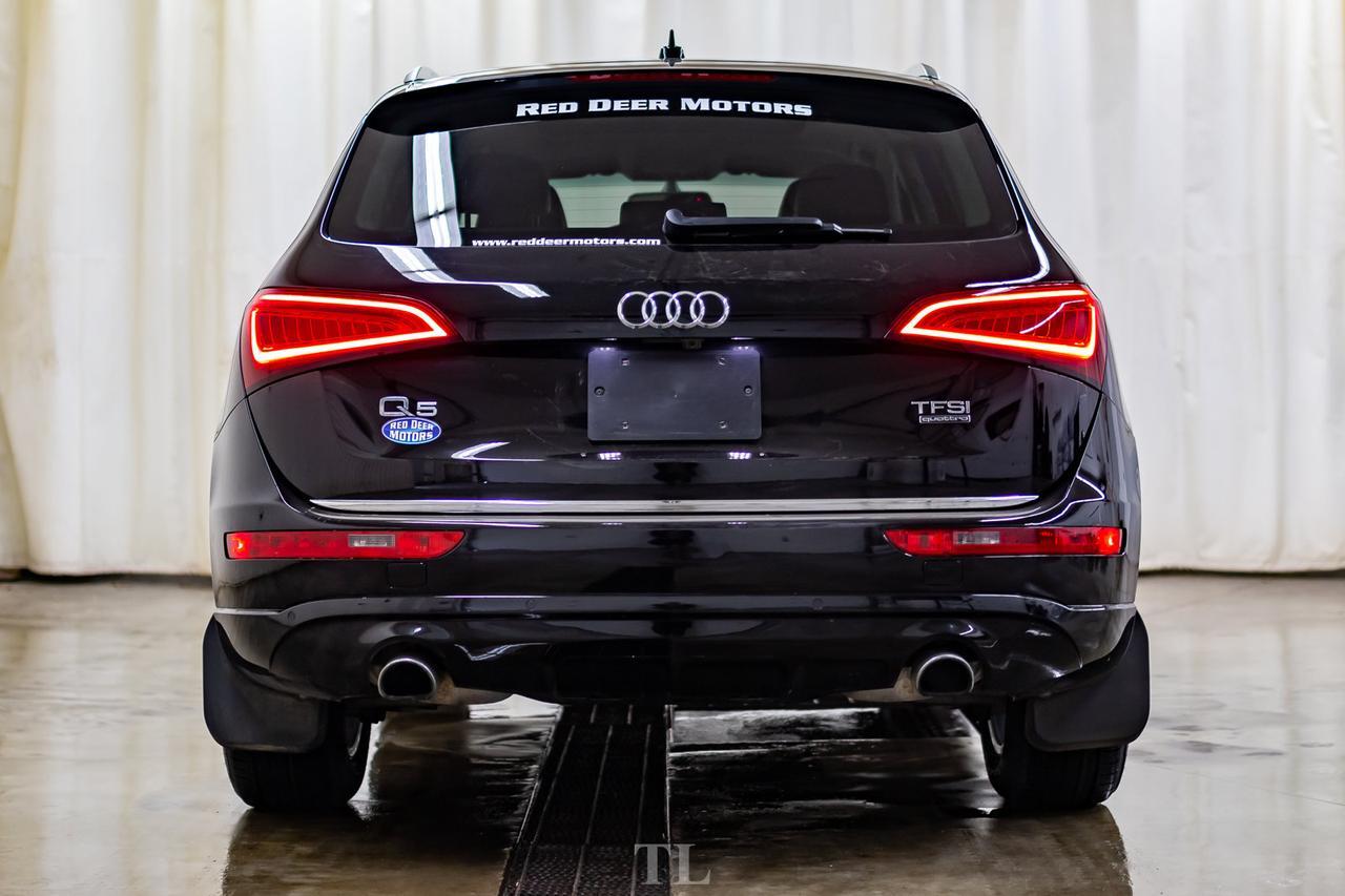 2017 Audi Q5 Quattro Progressiv Leather Roof Nav Bcam Red Deer AB