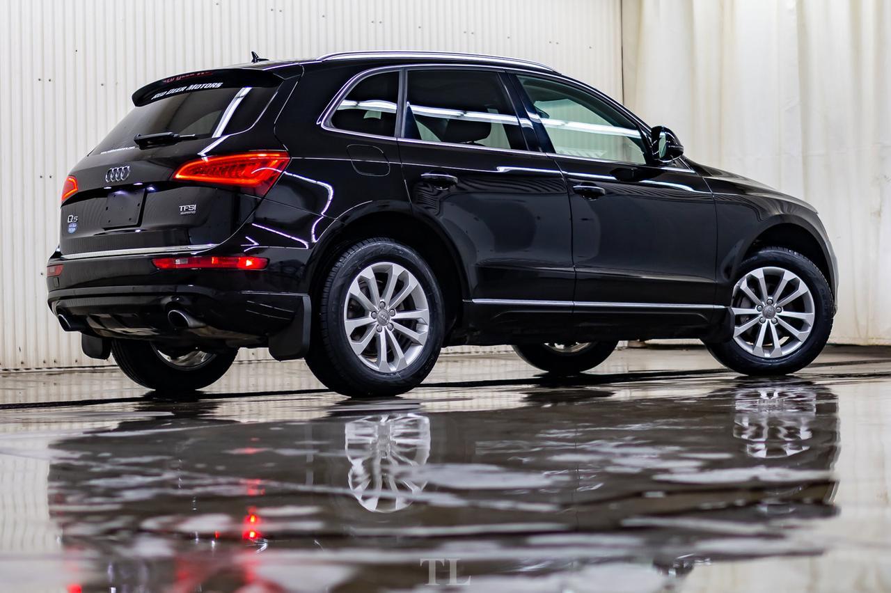 2017 Audi Q5 Quattro Progressiv Leather Roof Nav Bcam Red Deer AB