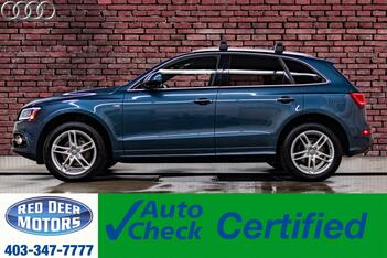 2017_Audi_Q5_Quattro Progressiv S-Line Leather Roof Nav BCam_ Red Deer AB