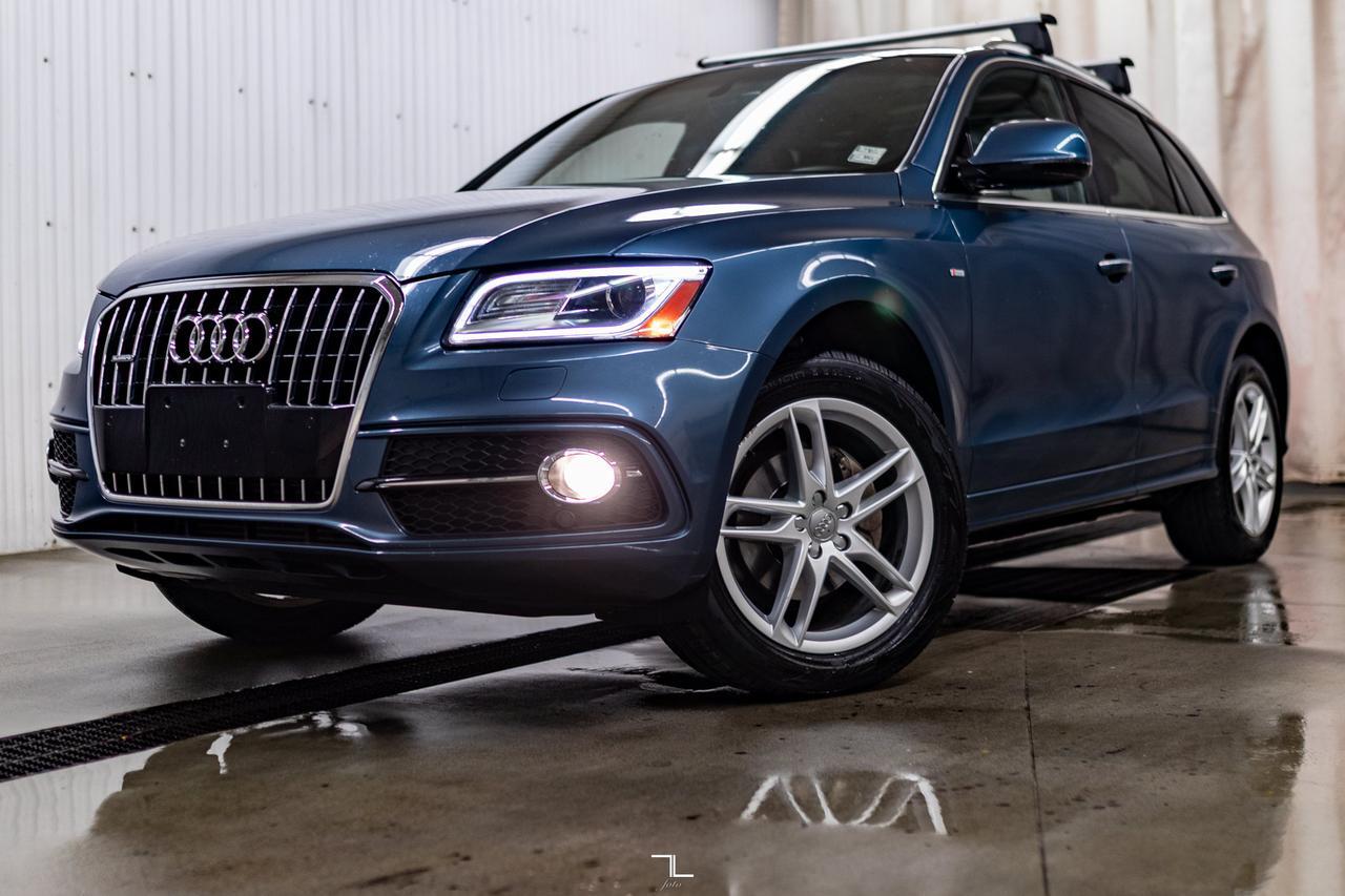 2017 Audi Q5 Quattro Progressiv S-Line Leather Roof Nav BCam Red Deer AB