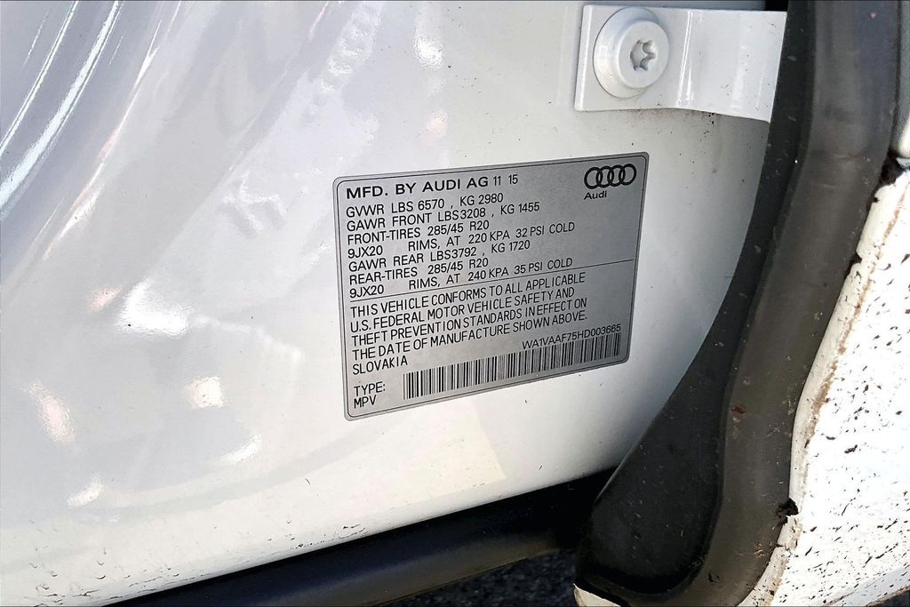 2017 Audi Q7 3.0T Prestige OR