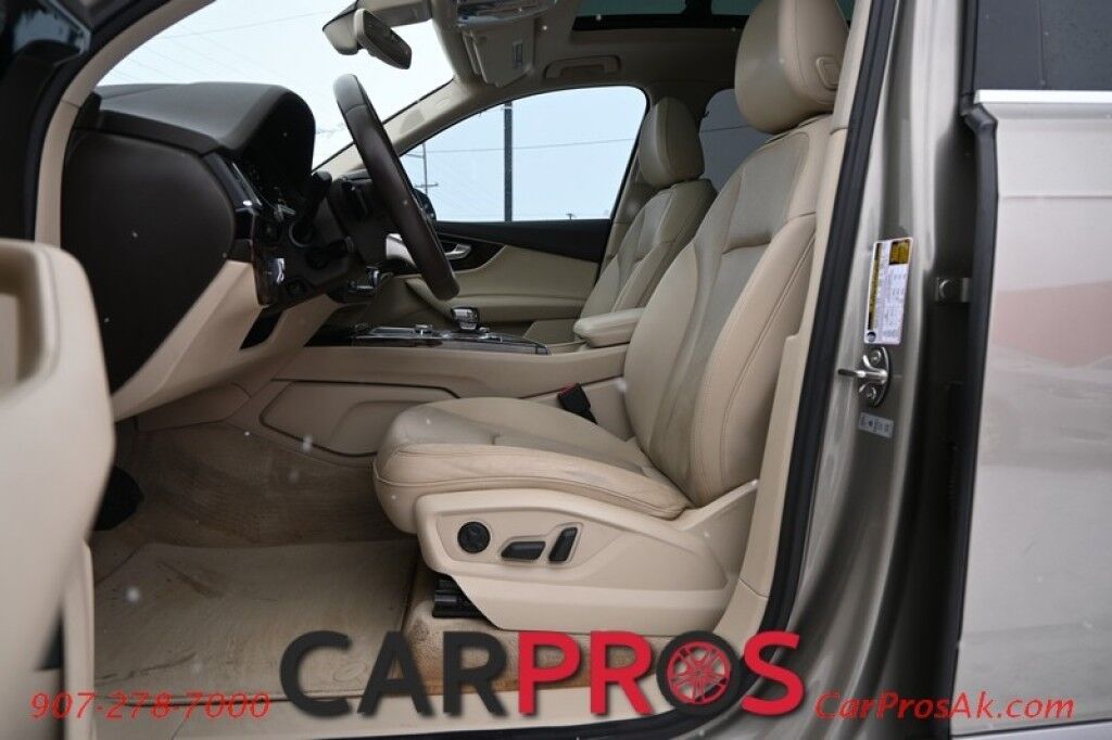 2017 Audi Q7 3.0T Quattro Prestige Supercharged - AWD - Heated & Cooled Front Leather Seats - Heated Steering Wheel - 2nd Row Heated Seats - 3rd Row - Seats 7 - HUD - 4 Zone Climate Control - Panoramic Moonroof - 3D Bose Surround System - NAV - Backup Camera Anchorage AK