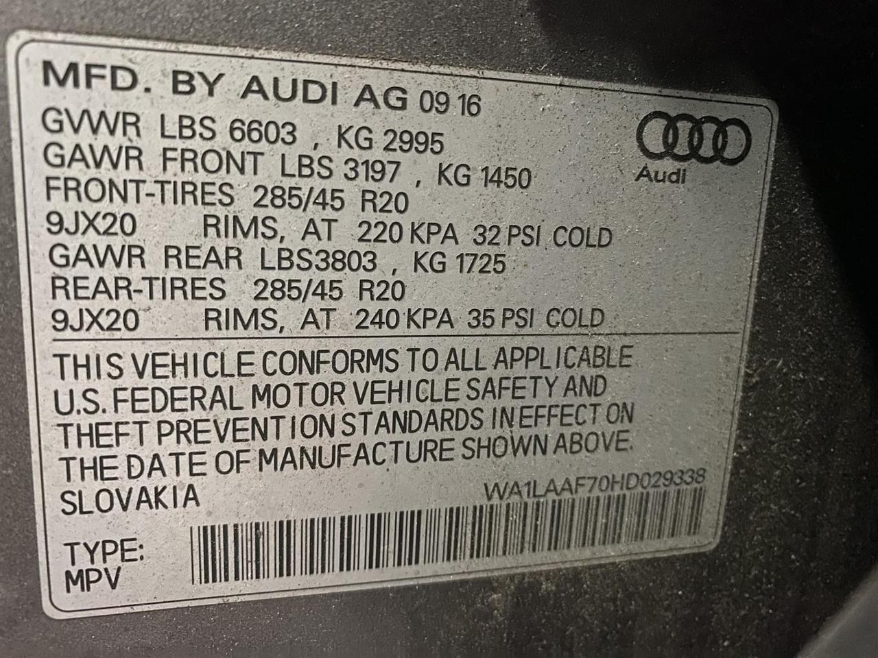 2017 Audi Q7 Premium Plus Richmond Hill NY