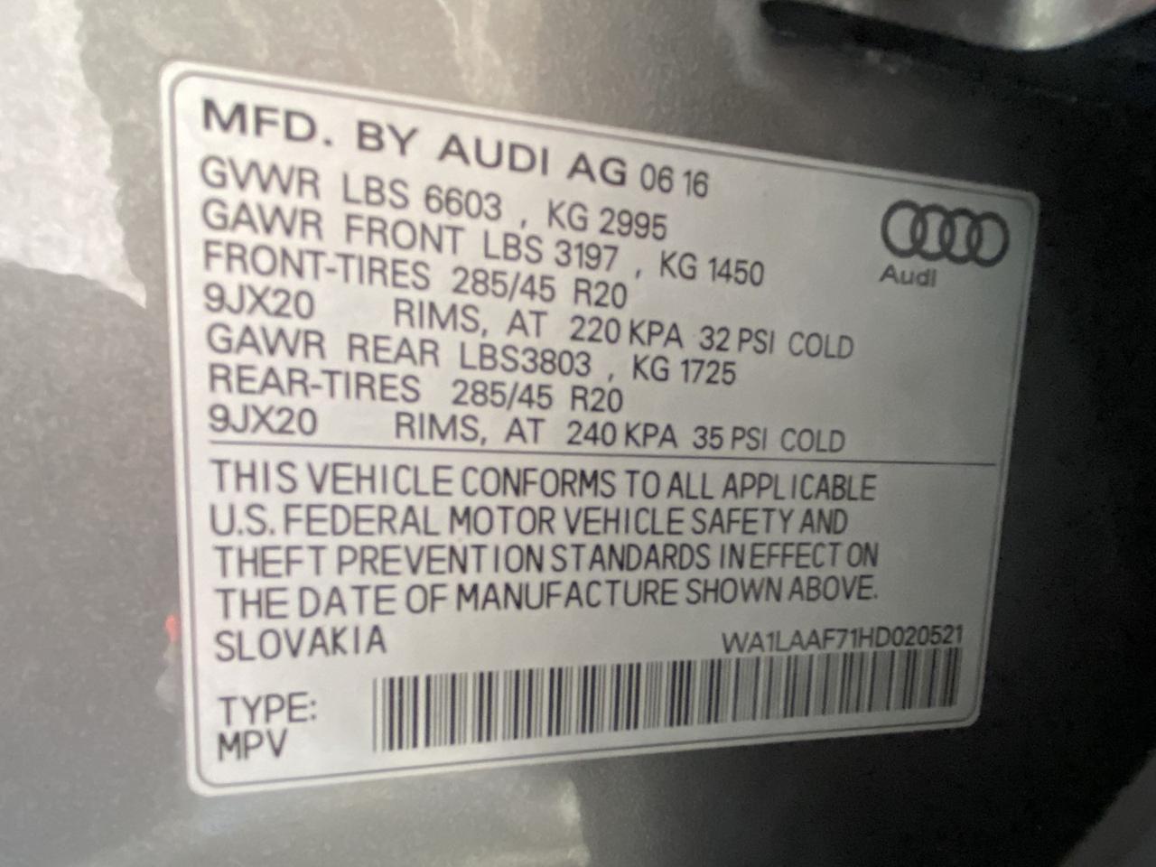 2017 Audi Q7 Premium Plus Richmond Hill NY