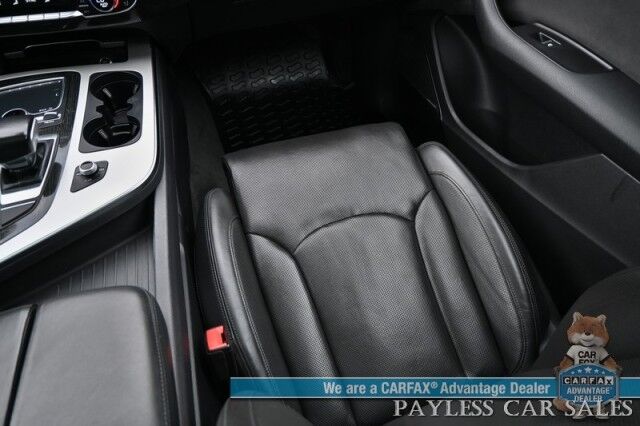 2017 Audi Q7 Prestige / S-Line / AWD / Heated & Cooled Leather Seats / Heated Steering Wheel / Navigation / Sunroof / Bang & Olufsen / HUD / 3rd Row / Seats 7 / Adaptive Cruise / Blind Spot Alert / Keyless Entry & Start / 1-Owner Anchorage AK