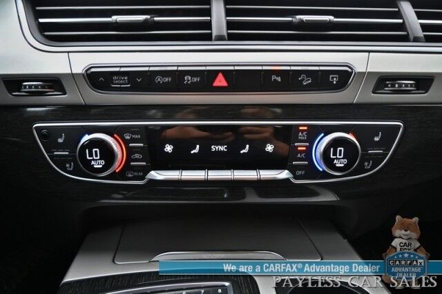 2017 Audi Q7 Prestige / S-Line / AWD / Heated & Cooled Leather Seats / Heated Steering Wheel / Navigation / Sunroof / Bang & Olufsen / HUD / 3rd Row / Seats 7 / Adaptive Cruise / Blind Spot Alert / Keyless Entry & Start / 1-Owner Anchorage AK