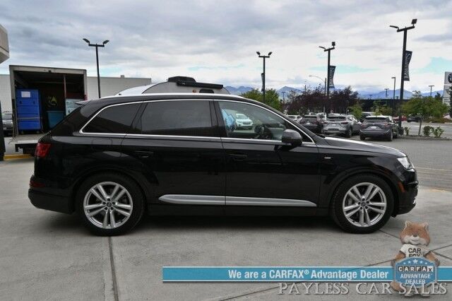 2017 Audi Q7 Prestige / S-Line / AWD / Heated & Cooled Leather Seats / Heated Steering Wheel / Navigation / Sunroof / Bang & Olufsen / HUD / 3rd Row / Seats 7 / Adaptive Cruise / Blind Spot Alert / Keyless Entry & Start / 1-Owner Anchorage AK