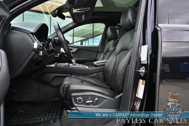 2017 Audi Q7 Prestige / S-Line / AWD / Heated & Cooled Leather Seats / Heated Steering Wheel / Navigation / Sunroof / Bang & Olufsen / HUD / 3rd Row / Seats 7 / Adaptive Cruise / Blind Spot Alert / Keyless Entry & Start / 1-Owner Anchorage AK