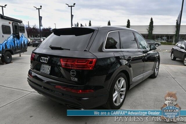 2017 Audi Q7 Prestige / S-Line / AWD / Heated & Cooled Leather Seats / Heated Steering Wheel / Navigation / Sunroof / Bang & Olufsen / HUD / 3rd Row / Seats 7 / Adaptive Cruise / Blind Spot Alert / Keyless Entry & Start / 1-Owner Anchorage AK