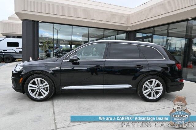 2017 Audi Q7 Prestige / S-Line / AWD / Heated & Cooled Leather Seats / Heated Steering Wheel / Navigation / Sunroof / Bang & Olufsen / HUD / 3rd Row / Seats 7 / Adaptive Cruise / Blind Spot Alert / Keyless Entry & Start / 1-Owner Anchorage AK