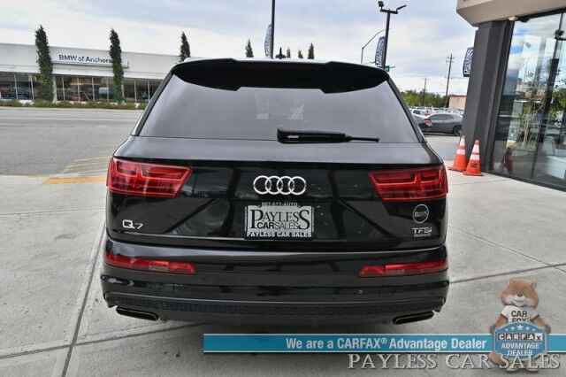 2017 Audi Q7 Prestige / S-Line / AWD / Heated & Cooled Leather Seats / Heated Steering Wheel / Navigation / Sunroof / Bang & Olufsen / HUD / 3rd Row / Seats 7 / Adaptive Cruise / Blind Spot Alert / Keyless Entry & Start / 1-Owner Anchorage AK