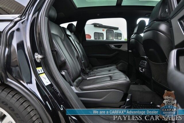 2017 Audi Q7 Prestige / S-Line / AWD / Heated & Cooled Leather Seats / Heated Steering Wheel / Navigation / Sunroof / Bang & Olufsen / HUD / 3rd Row / Seats 7 / Adaptive Cruise / Blind Spot Alert / Keyless Entry & Start / 1-Owner Anchorage AK