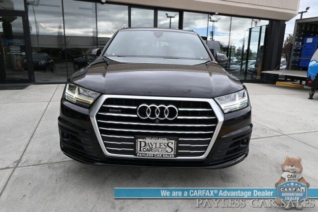 2017 Audi Q7 Prestige / S-Line / AWD / Heated & Cooled Leather Seats / Heated Steering Wheel / Navigation / Sunroof / Bang & Olufsen / HUD / 3rd Row / Seats 7 / Adaptive Cruise / Blind Spot Alert / Keyless Entry & Start / 1-Owner Anchorage AK
