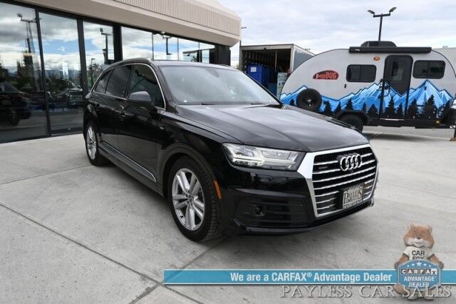 2017 Audi Q7 Prestige / S-Line / AWD / Vision & Warm Weather Pkg / Heated & Cooled Leather Seats / Heated Steering / NAV / Sunroof / Bang & Olufsen / HUD / 3rd Row / Seats 7 / Adaptive Cruise / Blind Spot / Keyless Entry & Start / 1-Owner Anchorage AK