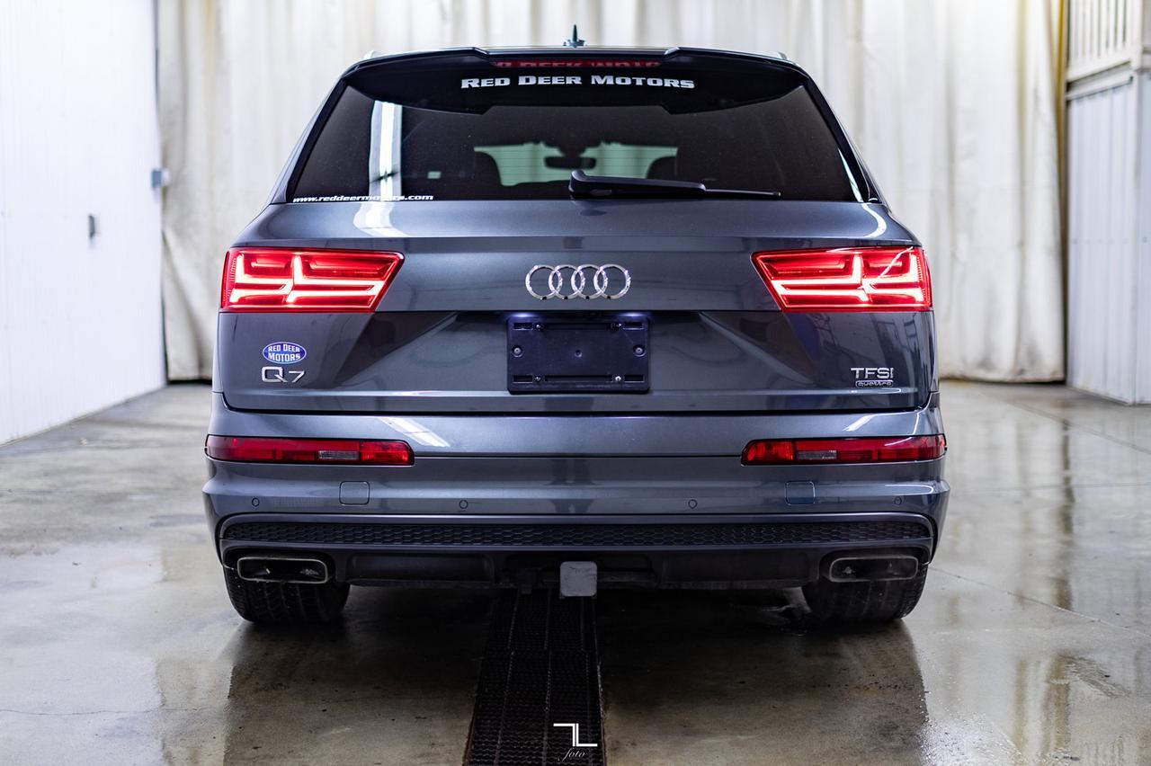 2017 Audi Q7 Quattro Technik S-Line Leather Roof Nav BCam Red Deer AB