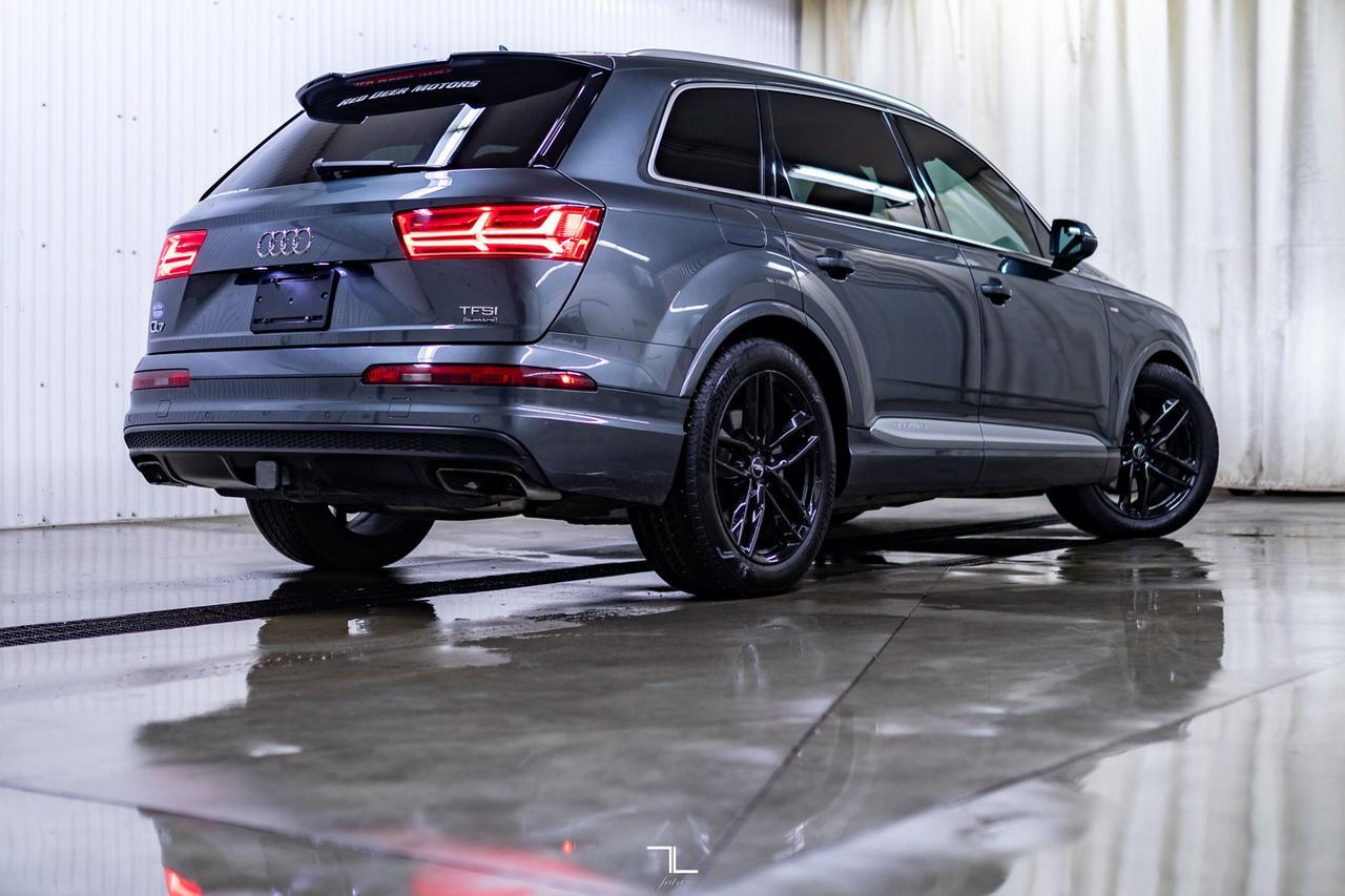 2017 Audi Q7 Quattro Technik S-Line Leather Roof Nav BCam Red Deer AB