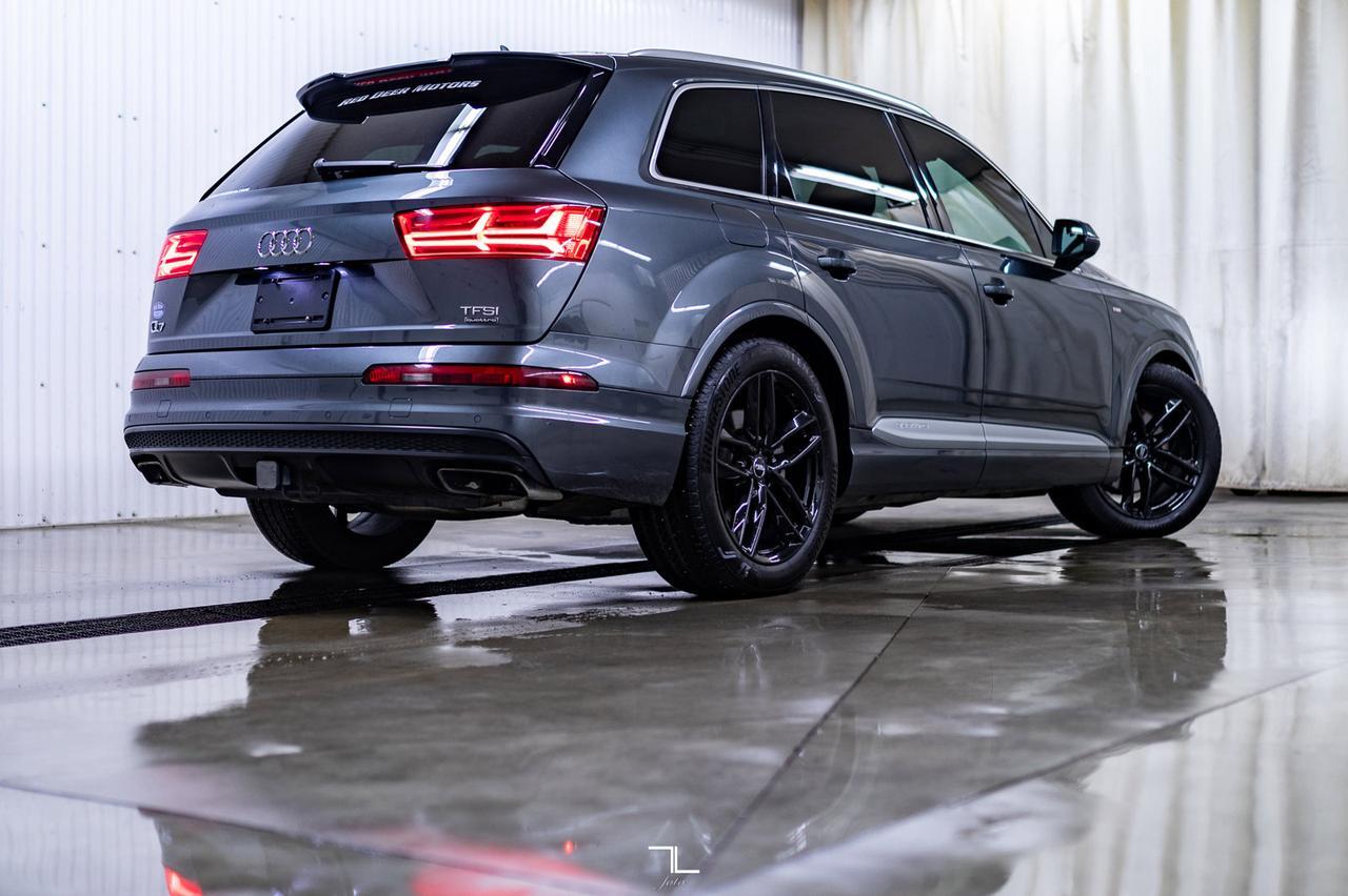 2017 Audi Q7 Quattro Technik S-Line Leather Roof Nav BCam Red Deer AB