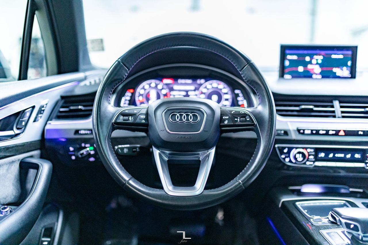 2017 Audi Q7 Quattro Technik S-Line Leather Roof Nav BCam Red Deer AB