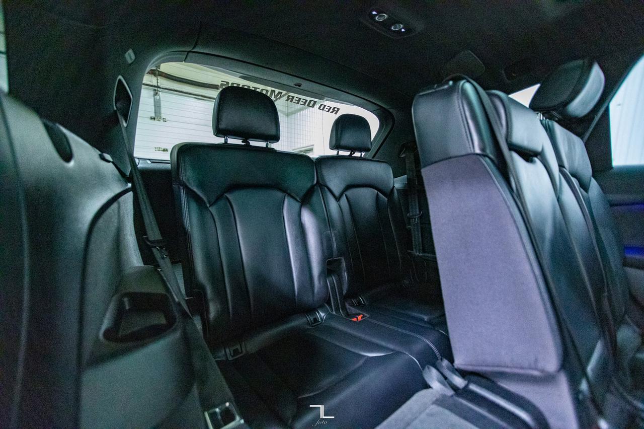 2017 Audi Q7 Quattro Technik S-Line Leather Roof Nav BCam Red Deer AB