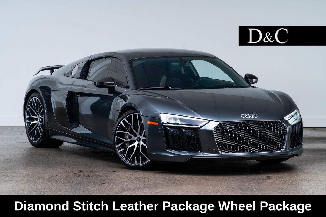 2017 Audi R8 5.2 Plus Diamond Stitch Leather Package Wheel Package