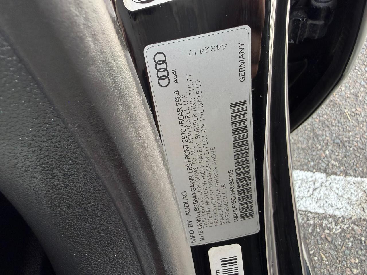 2017 Audi S7 4.0 TFSI Prestige Jacksonville FL