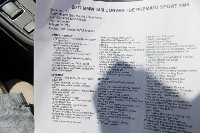 2017 BMW 440i CONVERTIBLE 440i Melbourne FL