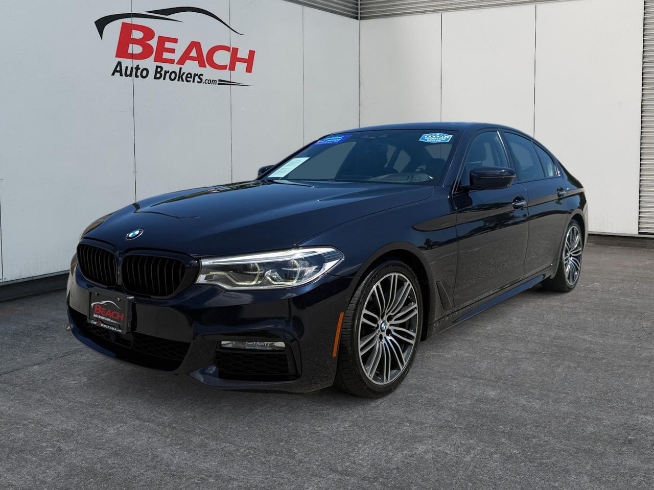 2017 BMW 5 Series 540i xDrive, HEATED SEATS, SUNROOF, BLUETOOTH, POWER/HEATED MIRRORS, POWER FOLDING MIRRORS, REMOTE KEYLESS ENTRY, NAVIGATION, BACKUP CAMERA, MAKE THIS BMW YOURS TODAY!