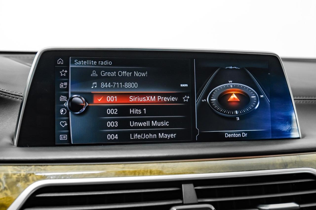 2017 BMW 740i xDrive AWD SUNROOF LEATHER HEATED SEATS REAR CAMERA KEYLESS START BLUETOOTH PADDLE SHIFTERS Carrollton TX