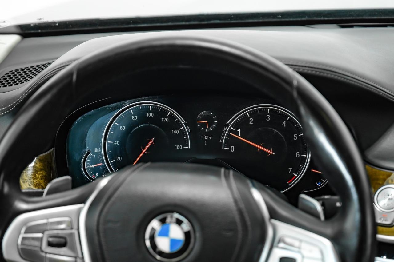 2017 BMW 740i xDrive AWD SUNROOF LEATHER HEATED SEATS REAR CAMERA KEYLESS START BLUETOOTH PADDLE SHIFTERS Carrollton TX