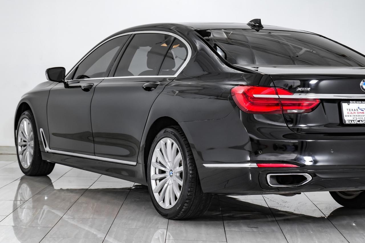 2017 BMW 740i xDrive AWD SUNROOF LEATHER HEATED SEATS REAR CAMERA KEYLESS START BLUETOOTH PADDLE SHIFTERS Carrollton TX