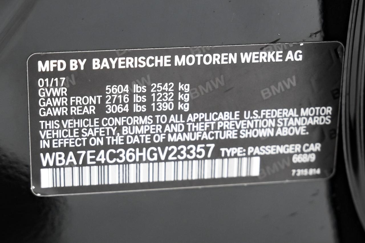 2017 BMW 740i xDrive AWD SUNROOF LEATHER HEATED SEATS REAR CAMERA KEYLESS START BLUETOOTH PADDLE SHIFTERS Carrollton TX