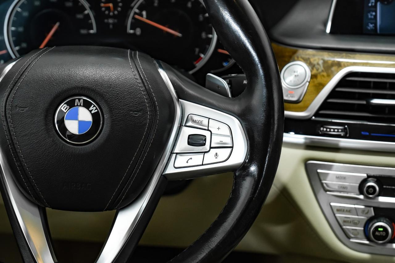 2017 BMW 740i xDrive AWD SUNROOF LEATHER HEATED SEATS REAR CAMERA KEYLESS START BLUETOOTH PADDLE SHIFTERS Carrollton TX