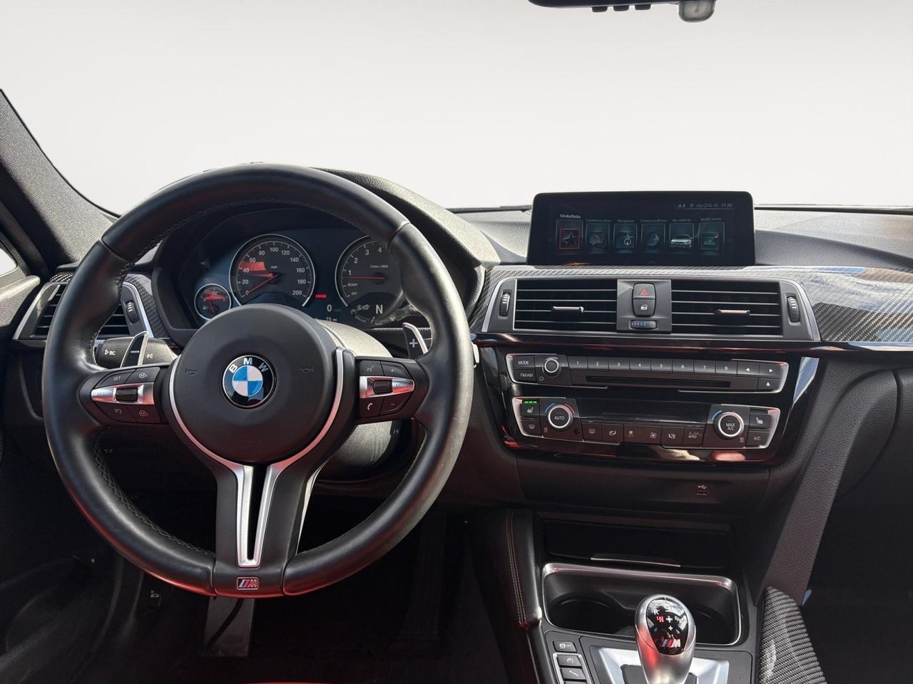 2017 BMW M3 AUTO START/STOP, LANE KEEP ASSIST, BLIND SPOT ALERT, MANUAL SPORT OPTION, PADDLE SHIFTERS, RED LEATHER GUTS WITH HEATED SEATS, APPLE CARPLAY/ANDROID AUTO, 360 BACKUP CAMERA, LOW MILEAGE, GET CRUISING ON THE ROAD IN STYLE!