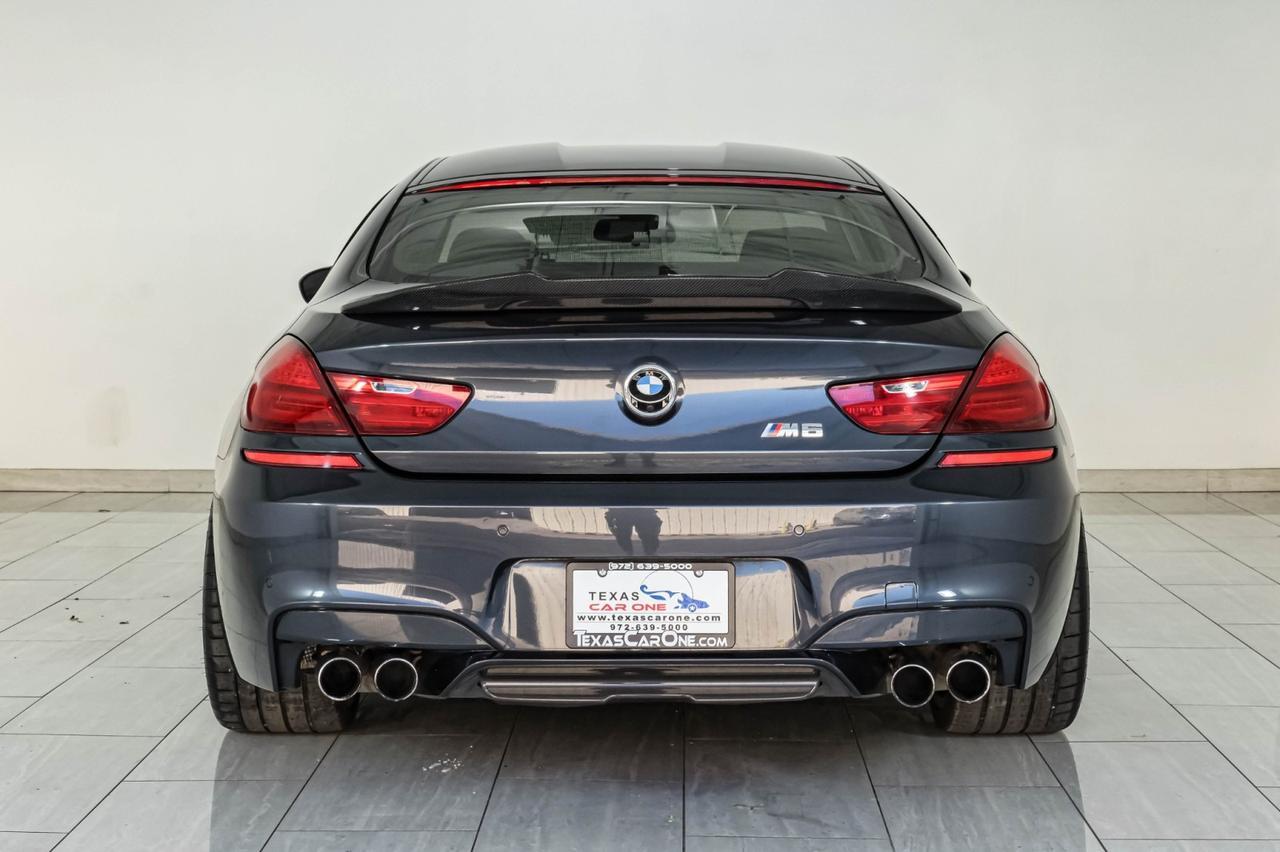 2017 BMW M6 Gran Coupe DRIVER ASSIST PLUS EXECUTIVE PKG HEADUP DISPLAY BLIND SPOT ASSIS Carrollton TX