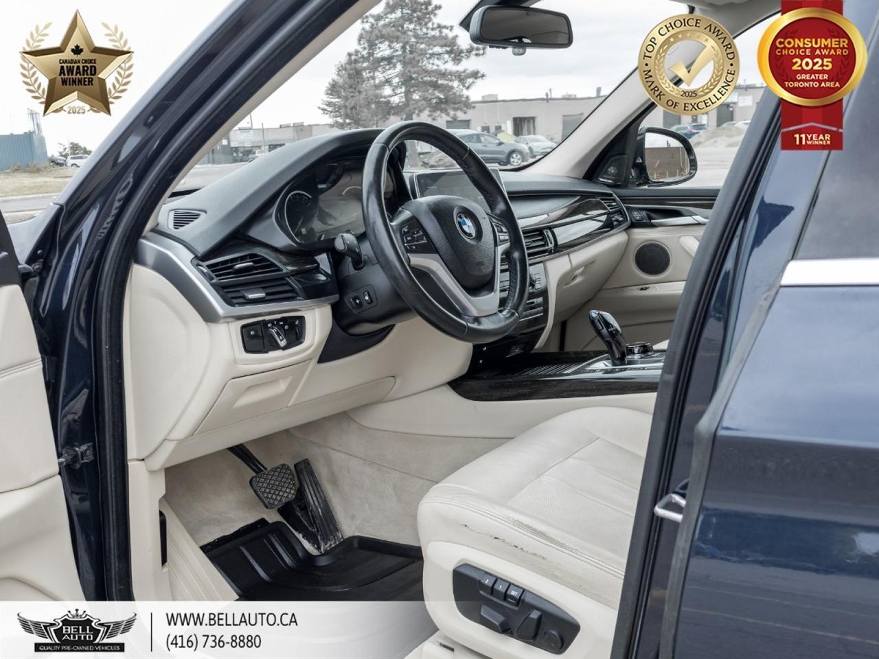 2017 BMW X5 xDrive35i | PREMIUM PKG | HUD | PANO ROOF | HARMAN KARDON | WOOD TRIM | RUNNING BOARDS | NO ACCIDENT Toronto ON
