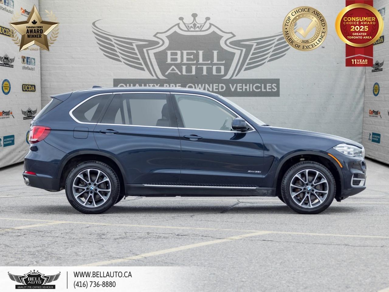 2017 BMW X5 xDrive35i | PREMIUM PKG | HUD | PANO ROOF | HARMAN KARDON | WOOD TRIM | RUNNING BOARDS | NO ACCIDENT Toronto ON