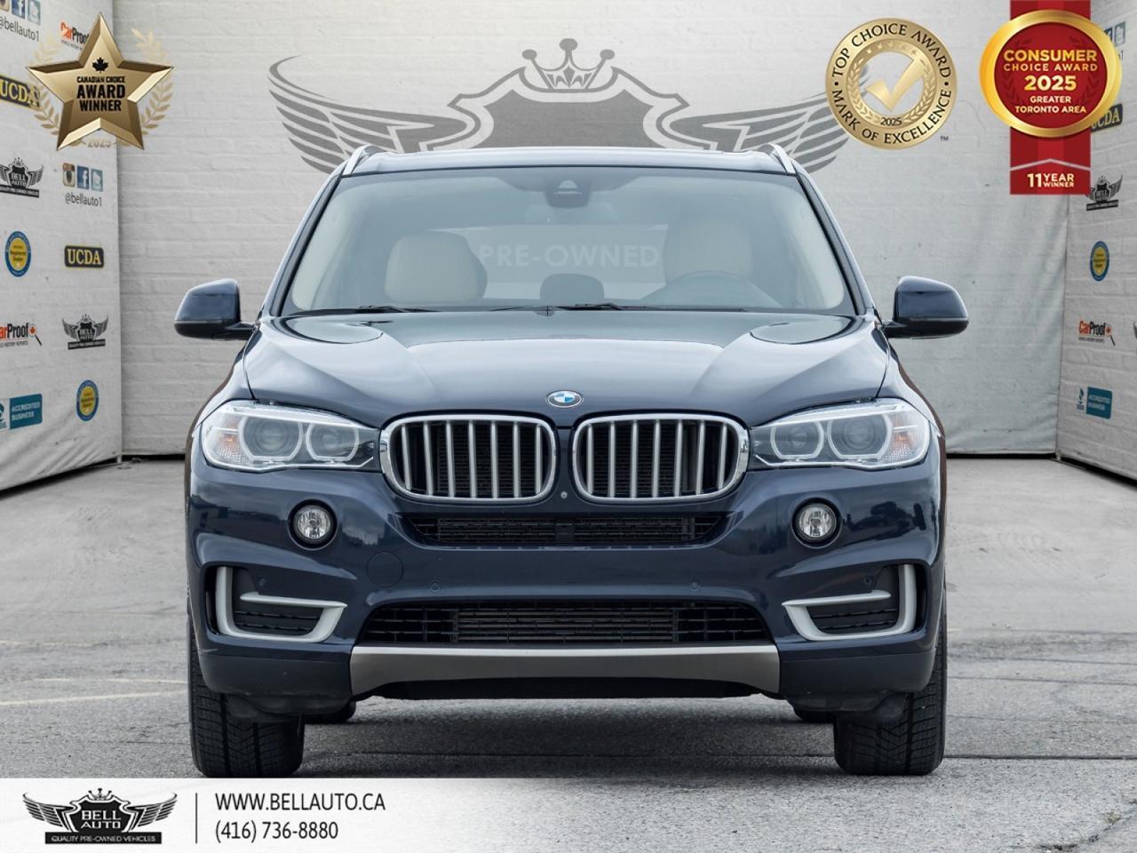 2017 BMW X5 xDrive35i | PREMIUM PKG | HUD | PANO ROOF | HARMAN KARDON | WOOD TRIM | RUNNING BOARDS | NO ACCIDENT Toronto ON