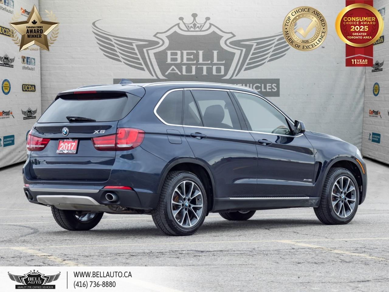 2017 BMW X5 xDrive35i | PREMIUM PKG | HUD | PANO ROOF | HARMAN KARDON | WOOD TRIM | RUNNING BOARDS | NO ACCIDENT Toronto ON