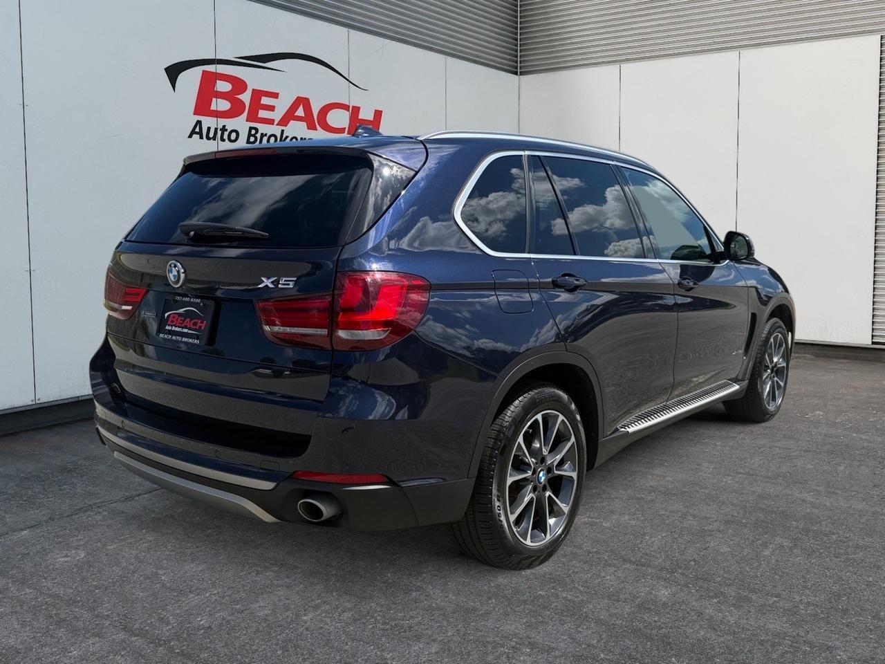 2017 BMW X5 xDrive35i, HEATED SEATS, BLUETOOTH, MOONROOF POWER FOLDING MIRRORS, POWER LIFTGATE, TINTED GLASS, POWER MIRRORS, REMOTE KEYLESS ENTRY, RUNNING BOARDS, CLEAN CARFAX, LOW MILES! Norfolk VA