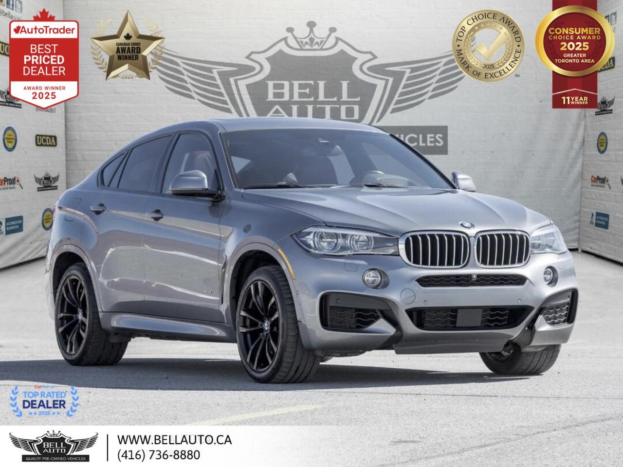 2017 BMW X6 xDrive50i, M-SPORTPKG, REDLTHR, NAVI, B.CAM, PANO, HARMAN, NOACCIDENT