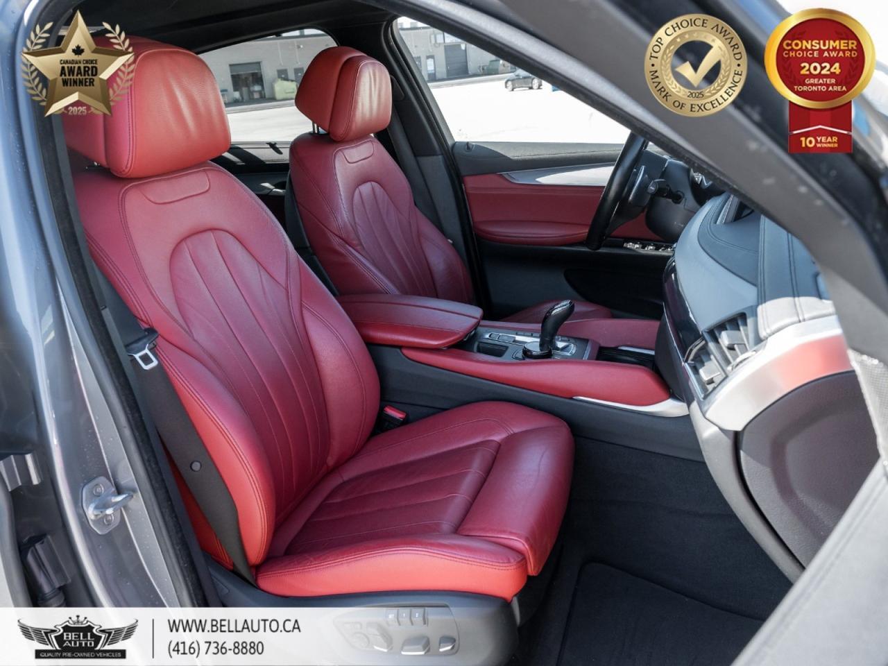 2017 BMW X6 xDrive50i, M-SPORTPKG, REDLTHR, NAVI, B.CAM, PANO, HARMAN, NOACCIDENT Toronto ON