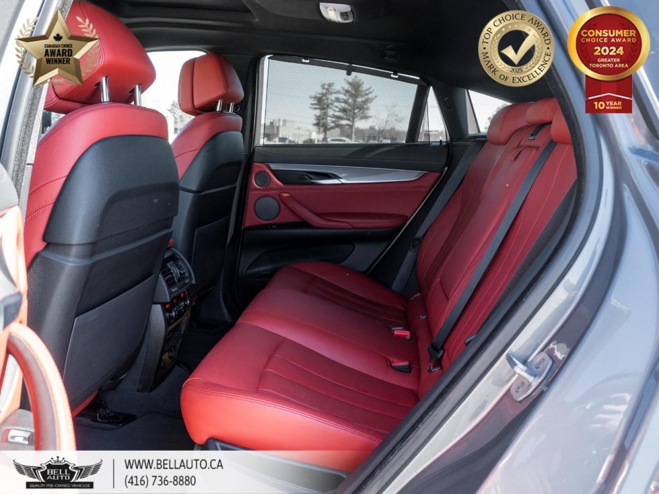 2017 BMW X6 xDrive50i, M-SPORTPKG, REDLTHR, NAVI, B.CAM, PANO, HARMAN, NOACCIDENT Toronto ON