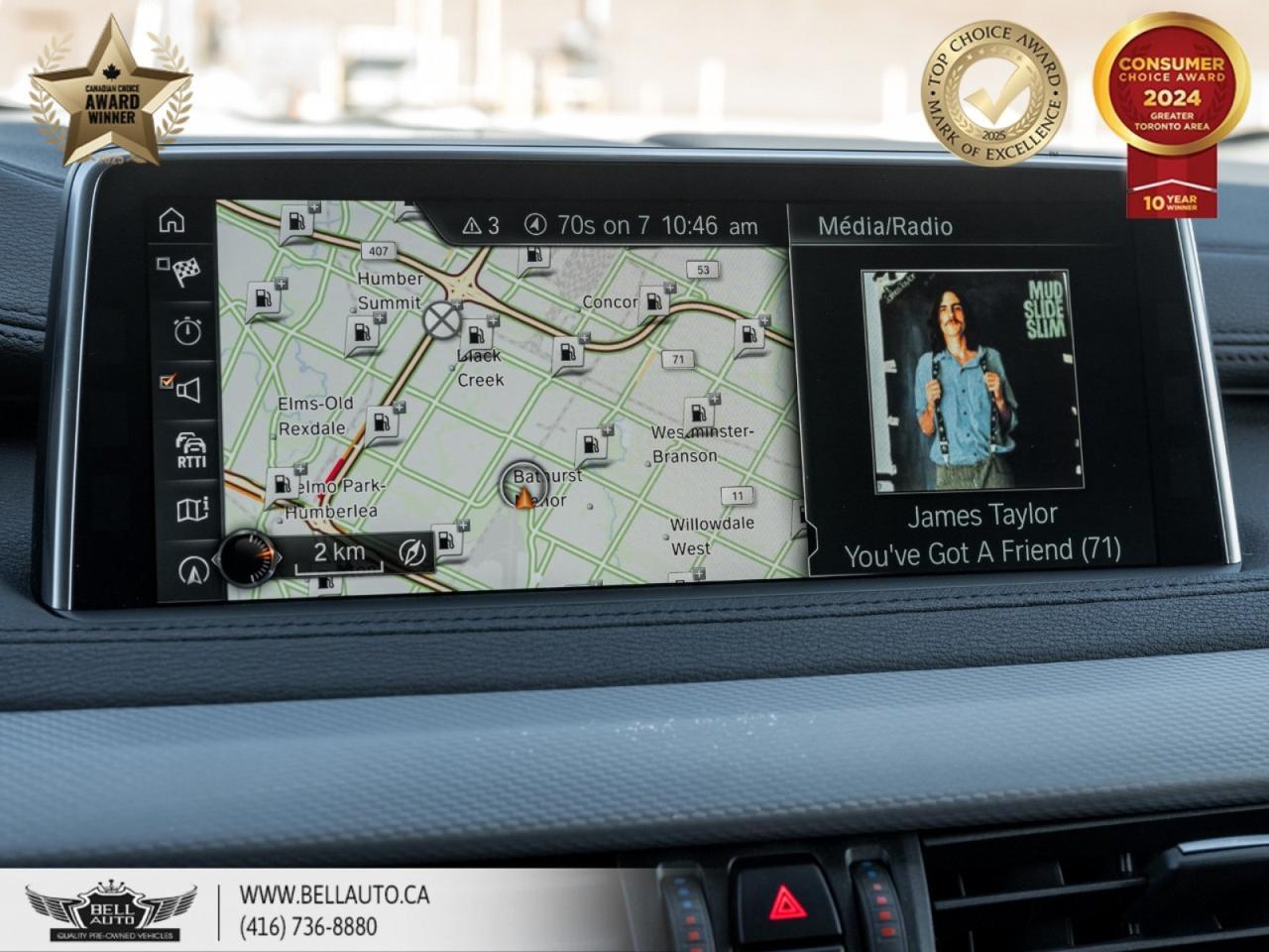 2017 BMW X6 xDrive50i, M-SPORTPKG, REDLTHR, NAVI, B.CAM, PANO, HARMAN, NOACCIDENT Toronto ON