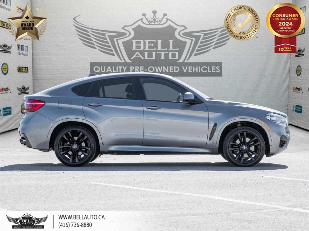 2017 BMW X6 xDrive50i, M-SPORTPKG, REDLTHR, NAVI, B.CAM, PANO, HARMAN, NOACCIDENT Toronto ON