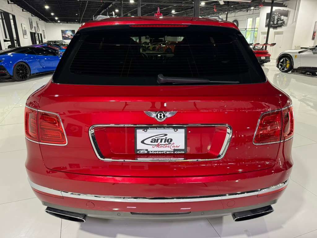2017 Bentley Bentayga W12 Rubino Red paint, Naim for Bentley audio system AND MUCH MUCH MORE!! Fort Lauderdale FL