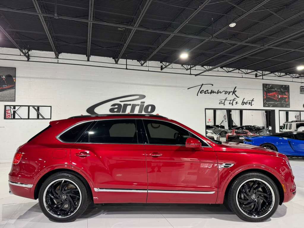 2017 Bentley Bentayga W12 Rubino Red paint, Naim for Bentley audio system AND MUCH MUCH MORE!! Fort Lauderdale FL